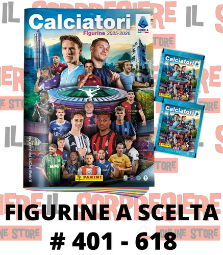 Calciatori panini 2025 2026 - calciatori, 2025-26