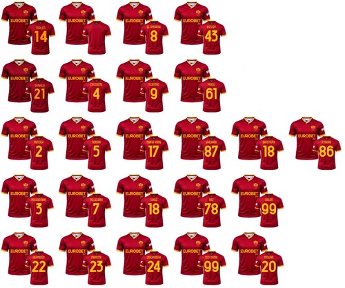 Maglia roma home 2026 - maglia, 2027