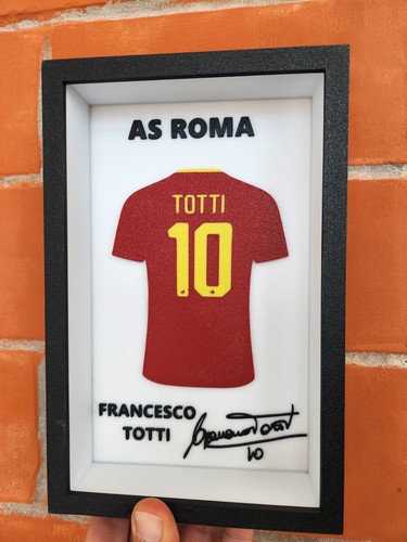 Quadretto maglia totti - maglia,