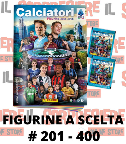 Calciatori panini 2025 2026 - panini, 2025-26
