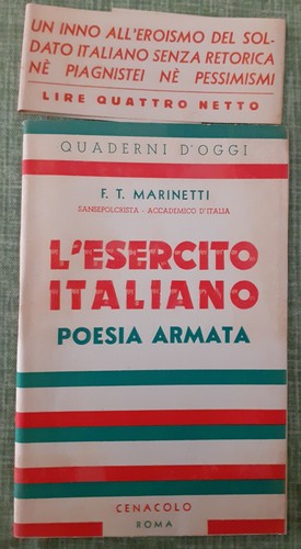 Marinetti esercito - marinetti,, l'esercito